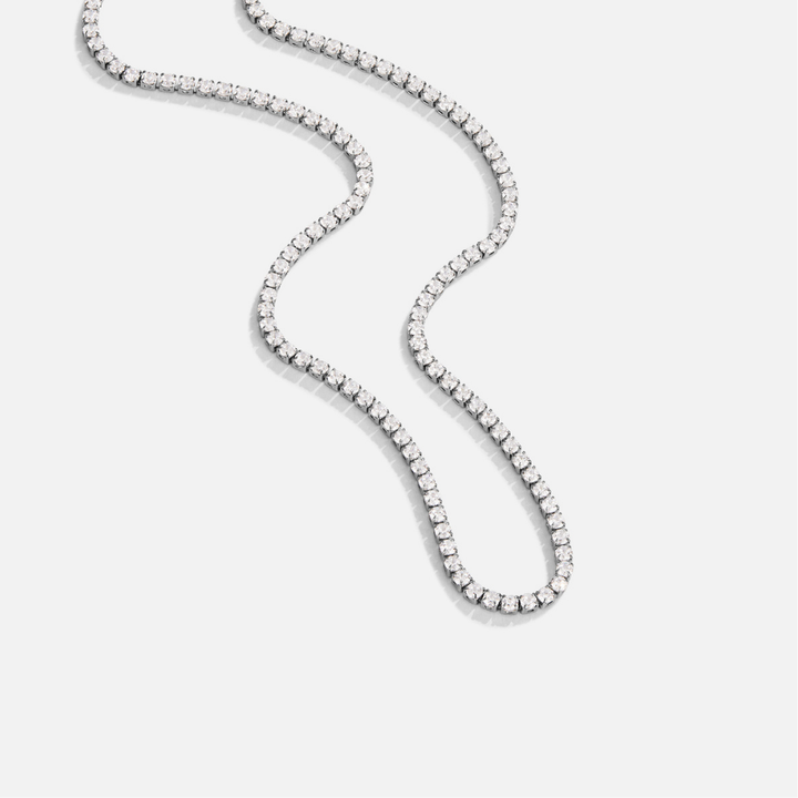 Silver Crystal Necklace