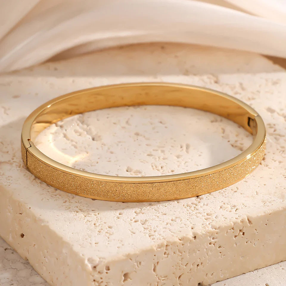 Elegant Minimalist Gold Bangles