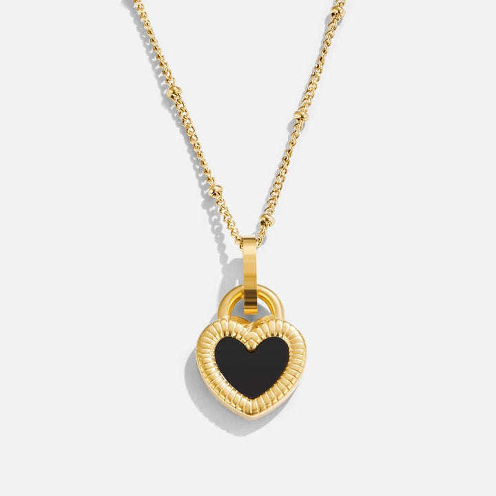 Reversible Heart Necklace